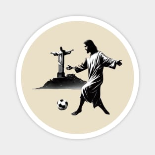 Copa Jesus Minimalist Soccer Magnet